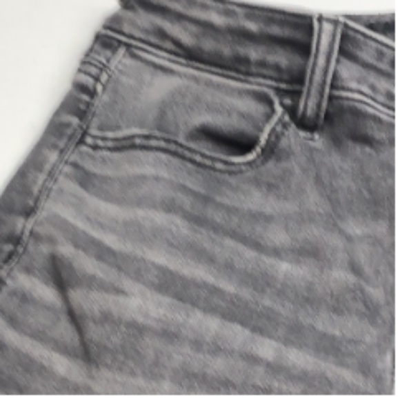 DISTRESS AMERICAN EAGLE GRAY SUPER HI-RISE JEGGING JEANS 4/27x28 ⭐ - Picture 6 of 11